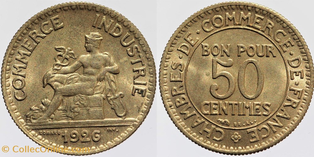 F-191 - Domard - 50 c. - 1926 monnaies monde france f 191 domard 50 c 1926