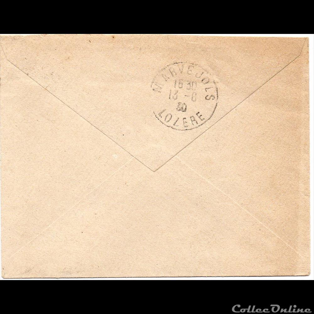 1930 - Cachets type B4 marque postale europe france 1930 cachets type b4