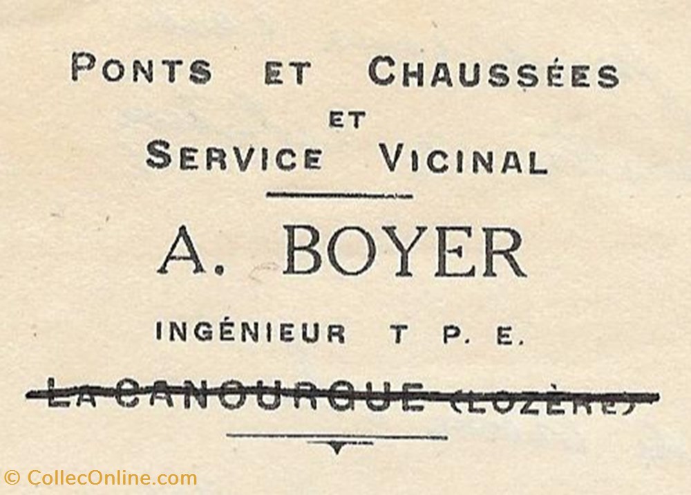 Boyer A (1935) vieux papier facture document commerciaux boyer a 1935
