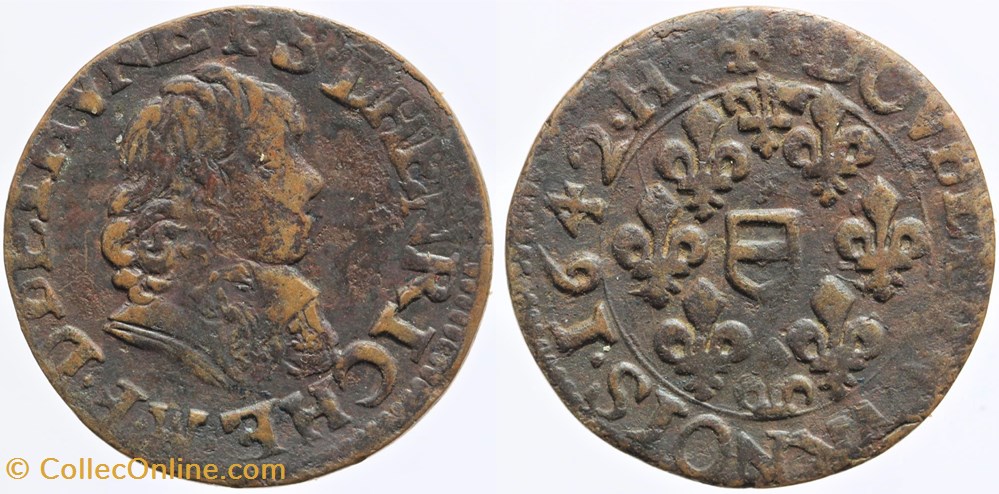 monnaies france feodales berry maximillien iii double tournois
