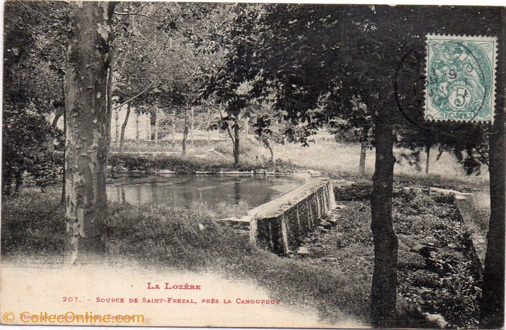 C15 - 207 - Source de St Frézal cartes postales europe france c15 207 source de st frezal
