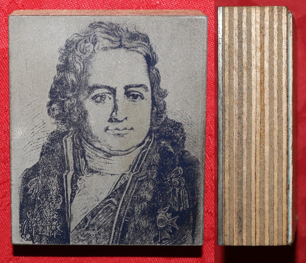 Matrice d'imprimerie J.-A. Chaptal documents anciens materiel et accessoires matrice imprimerie j a chaptal