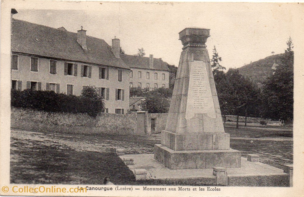 cartes postales europe france c02 monument aux morts et les ecoles