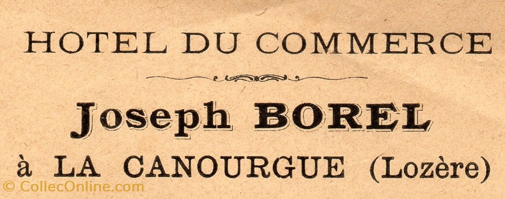 documents anciens factures commerciaux borel joseph vers 1910