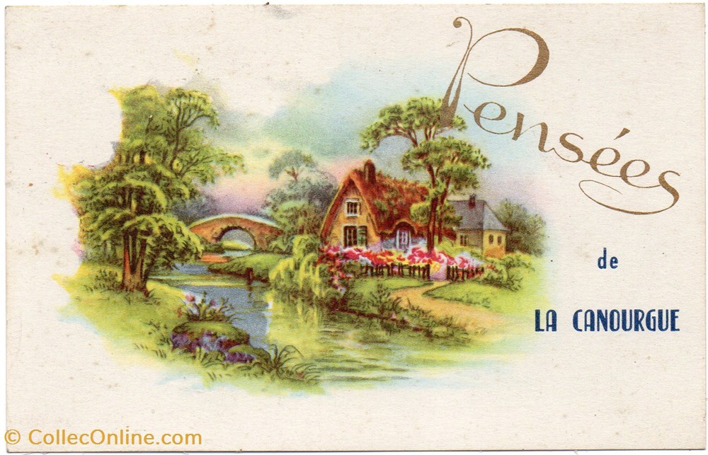 cartes postales europe france c30 210 pensees de la canourgue