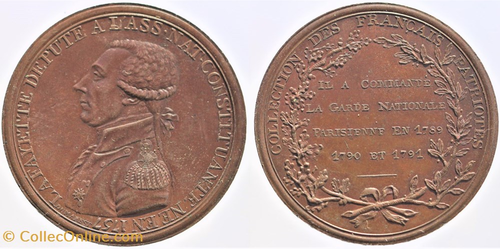1791 - Convention - Monneron Lafayette monnaies monde france 1791 convention monneron lafayette