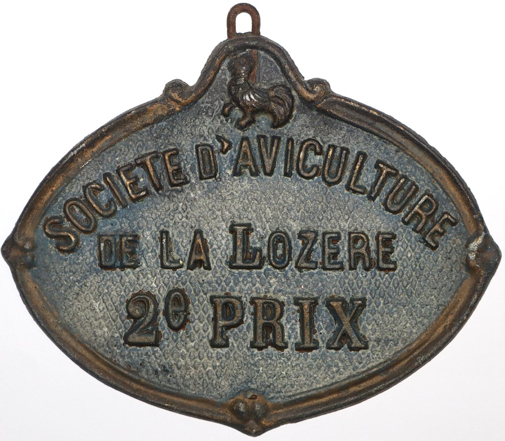 1930 et après - Société d'aviculture de la Lozère medailles france 1930 et apres societe aviculture de la lozere