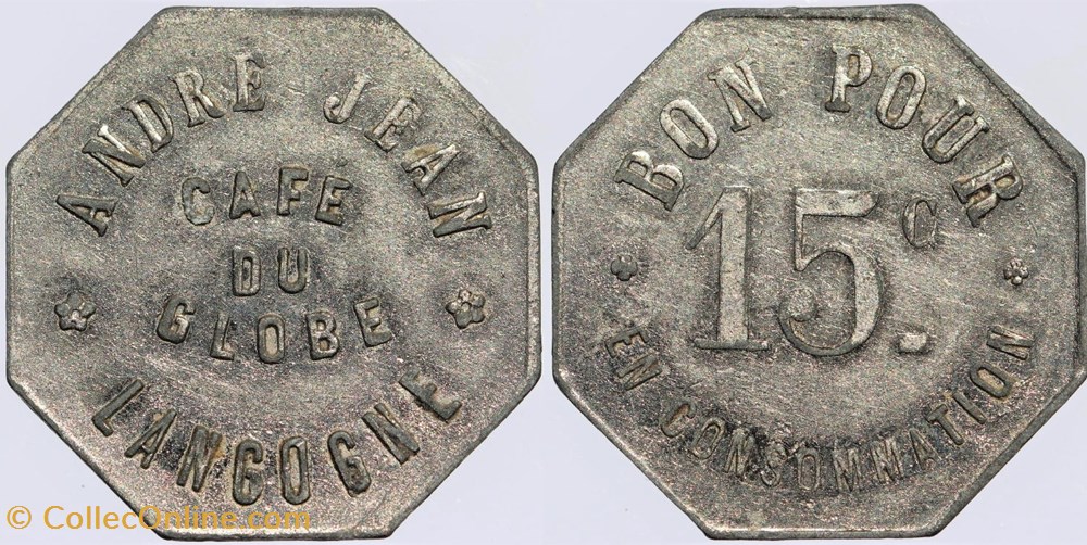 monnaies monde france 48 langogne 15 centimes
