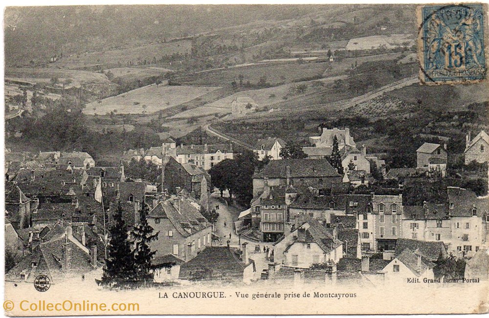 C07 - Vue générale prise de Montcayrous cartes postales europe france c07 vue generale prise de montcayrous