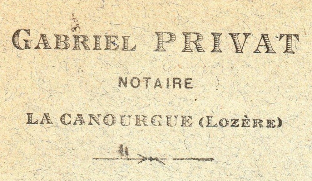 Privat Gabriel (1919) documents anciens factures commerciaux privat gabriel 1919
