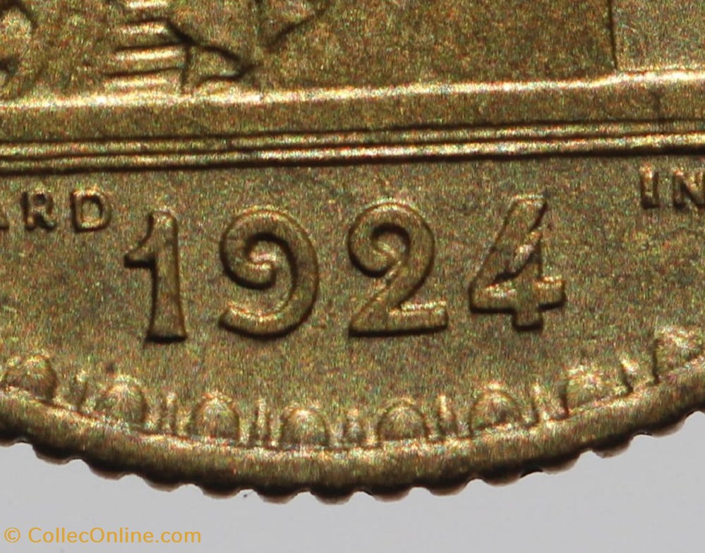 F-218 - Domard - 1 fr. - 1924 coin cassé monnaies monde france f 218 domard 1 fr 1924 coin casse