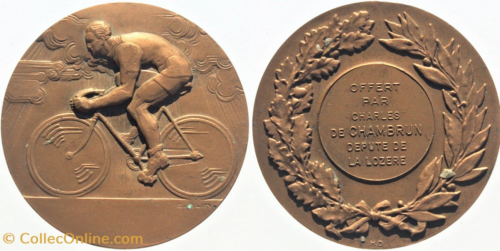1962-1973 - Vélo / Député medailles france 1962 1973 velo depute