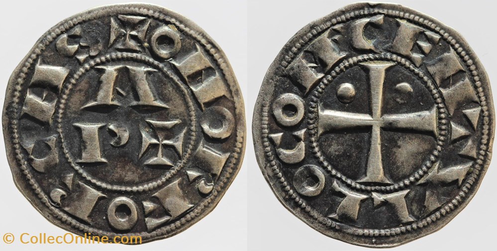 Béarn - Centulle IV et suivants - Denier monnaies france feodales bearn centulle iv et suivants denier