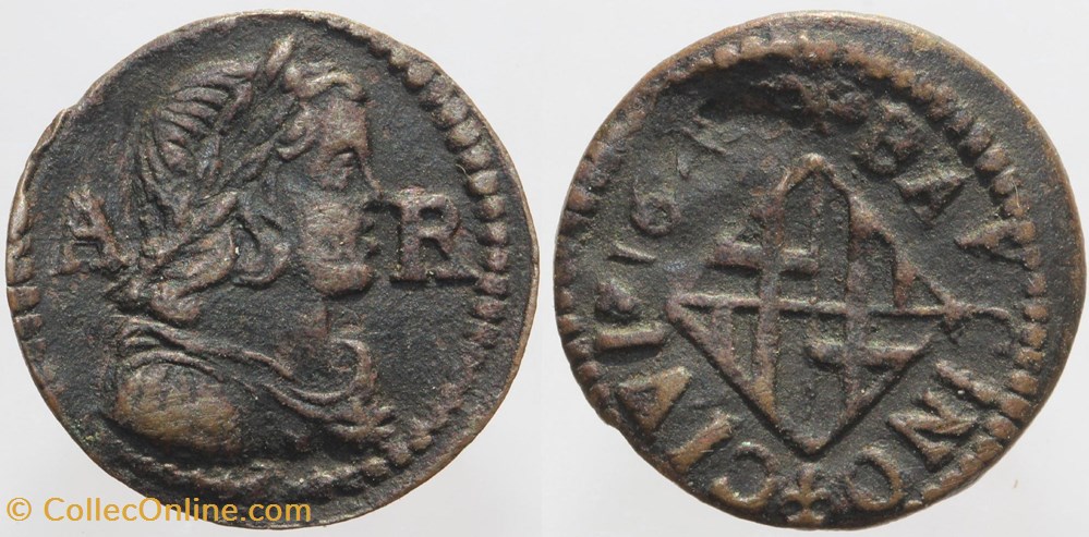 monnaies europe medievale france royales dy 1615 louis xiv ardit 1642 barcelone
