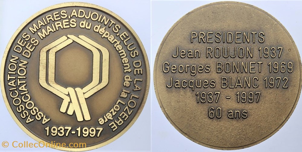 1997 - Association des Maires medailles france 1997 association des maires