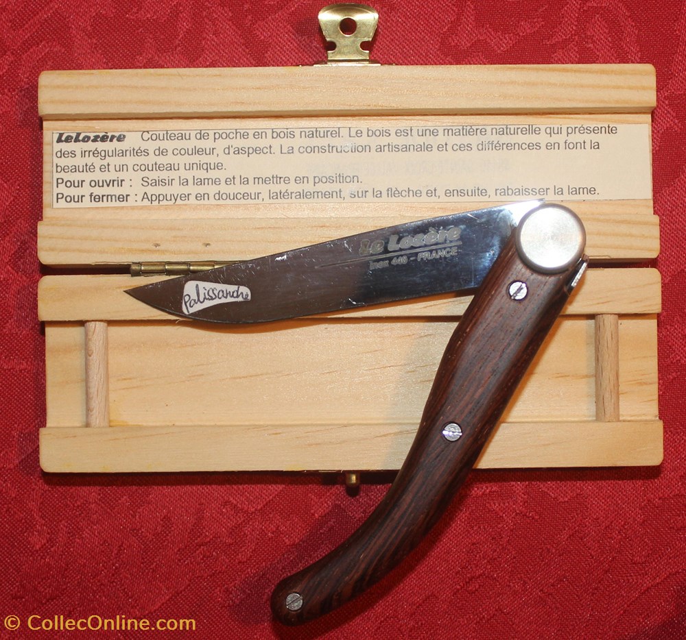Couteau le Lozère, Bastide S.A.R.L. - 1994 5 couteaux regionaux couteau le lozere bastide s a r l 1994