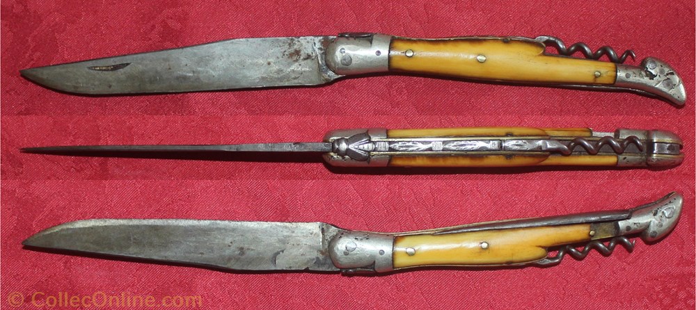 couteaux regionaux laguiole anonyme 14 cm