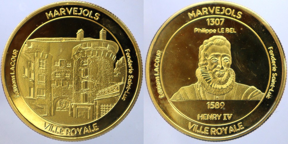 medailles france touristiques 2024 ed lacour marvejols ville royale