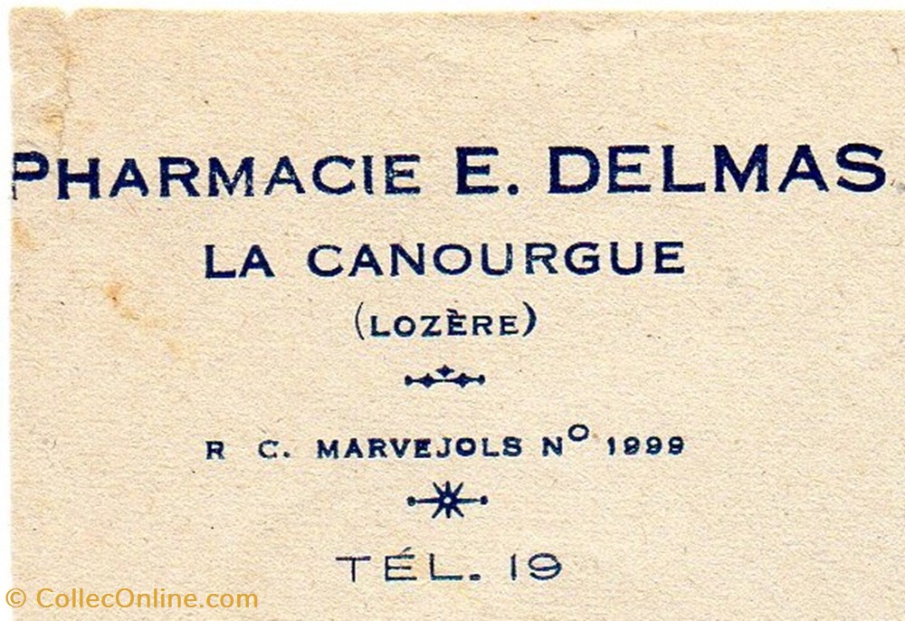 Delmas E. (1955) documents anciens factures commerciaux delmas e 1955