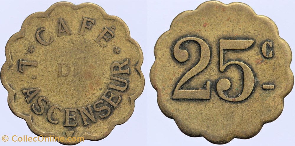 38 - Grenoble - 25 centimes monnaies monde france 38 grenoble 25 centimes