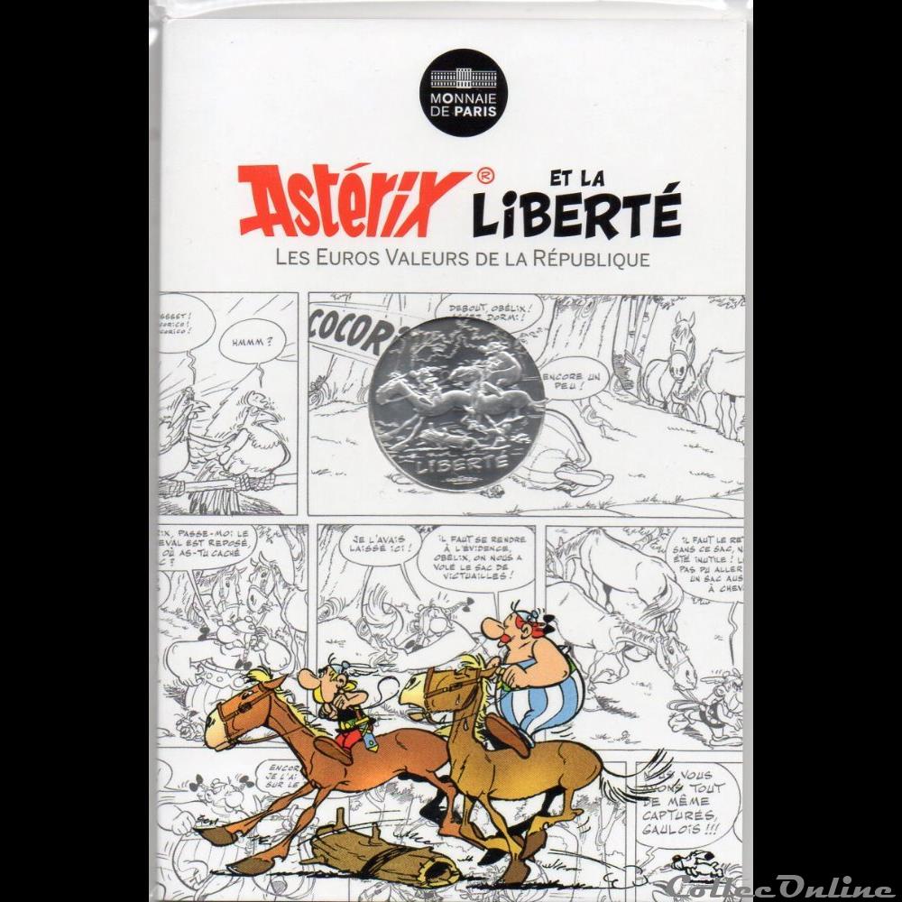monnaie france moderne 2015 10 euro asterix liberte
