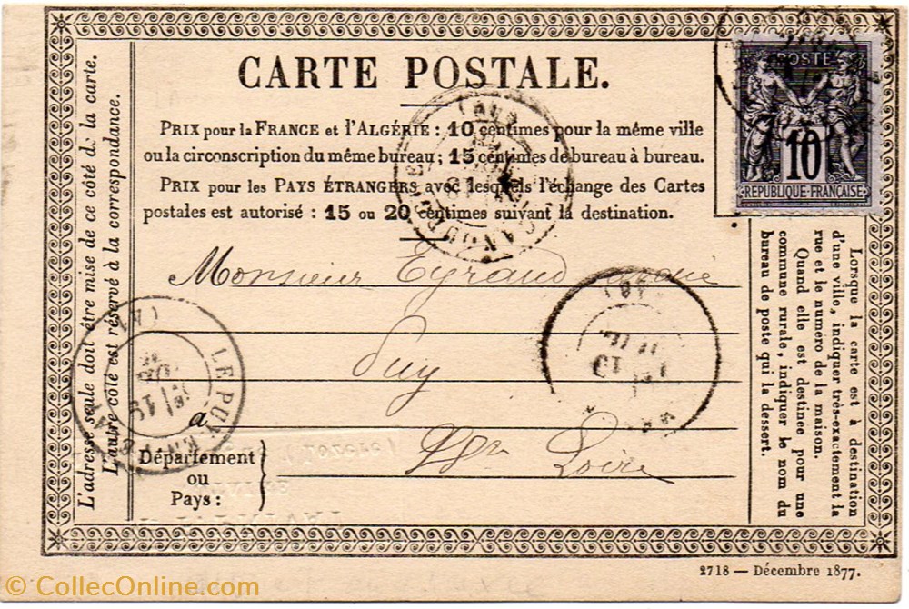 carte postale france languedoc roussillon c01 precurseur me f privat