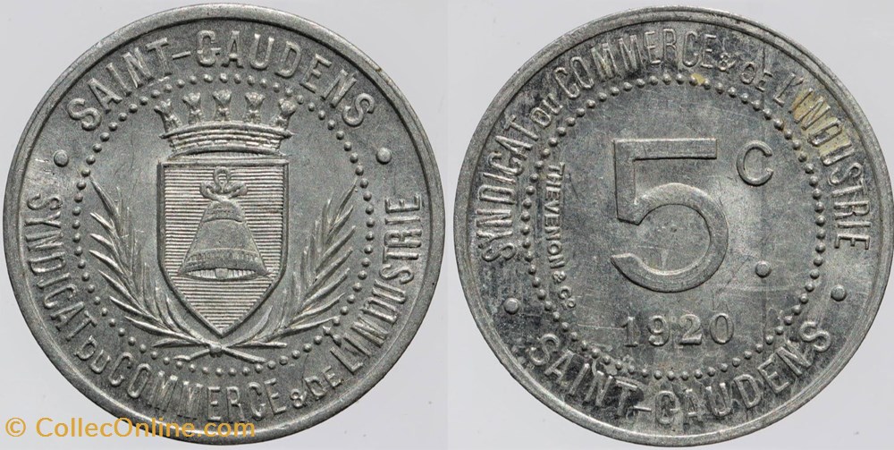 monnaies monde france 31 st gaudens 5 cent