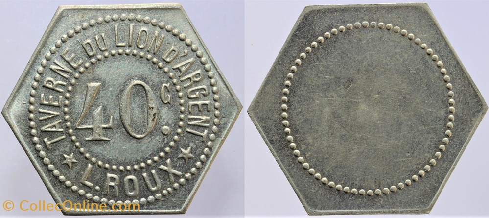 69 - Lyon - 40 centimes monnaies monde france 69 lyon 40 centimes