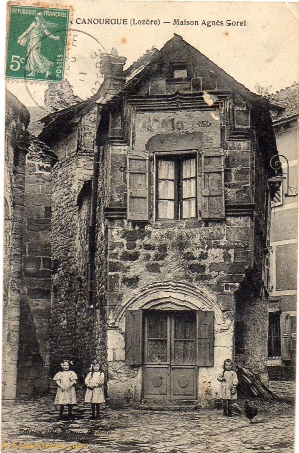 cartes postales europe france c05 maison agnes sorel