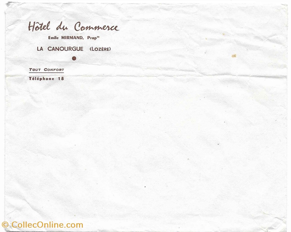 Mirmand Emile (années 60) vieux papiers factures documents commerciaux mirmand emile annees 60