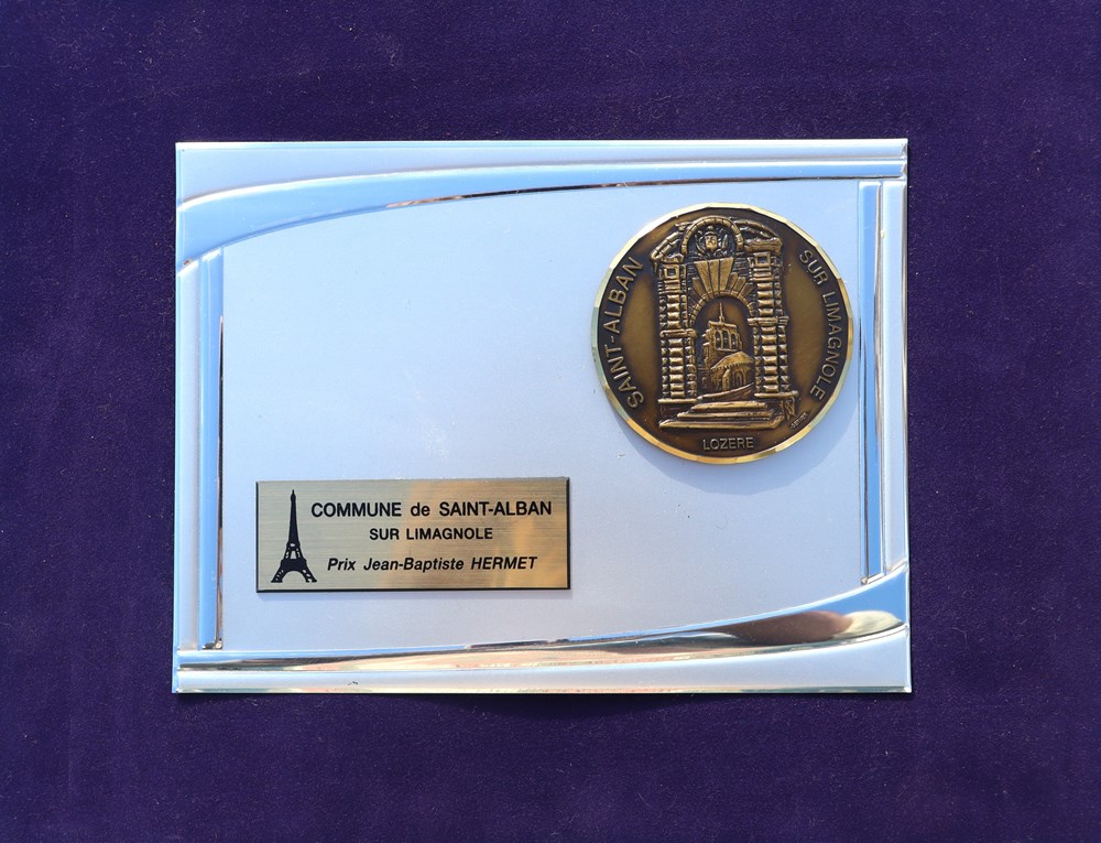 medailles france 1990 vers st alban sur limagnole prix j b hermet