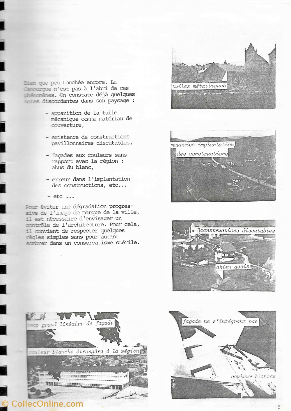 1975 - La Canourgue livres bd revues 1975 la canourgue