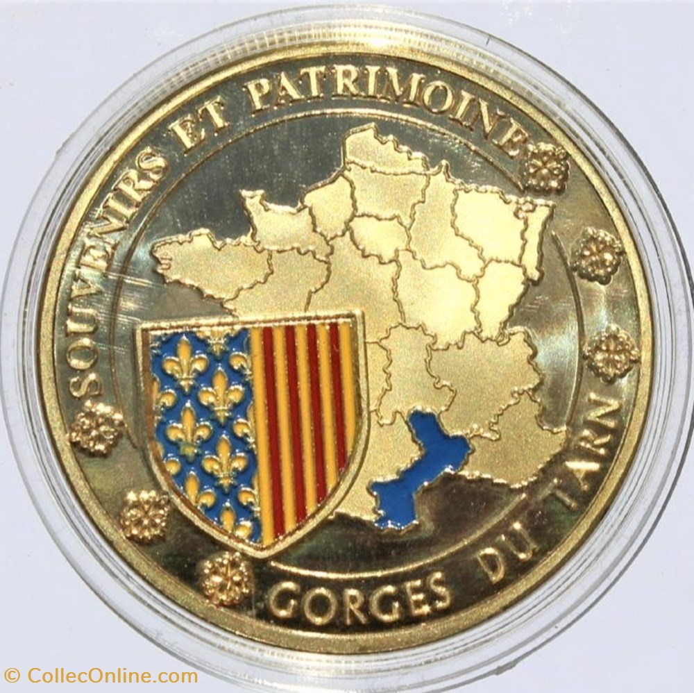 2012 - Souvenir et patrimoine 3 medailles france 2012 souvenir et patrimoine