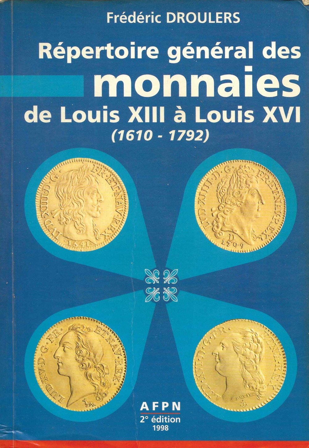1998 - Répertoire général... - F. Droulers monnaies livres ouvrages 1998 repertoire general f droulers