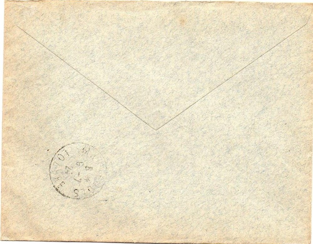 1924 - Cachets type B4 documents anciens marques postales europe 1924 cachets type b4