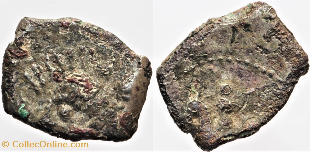 Rutènes - Drachme au cavalier à gauche monnaies antiques jc ap celtes rutenes drachme au cavalier a gauche