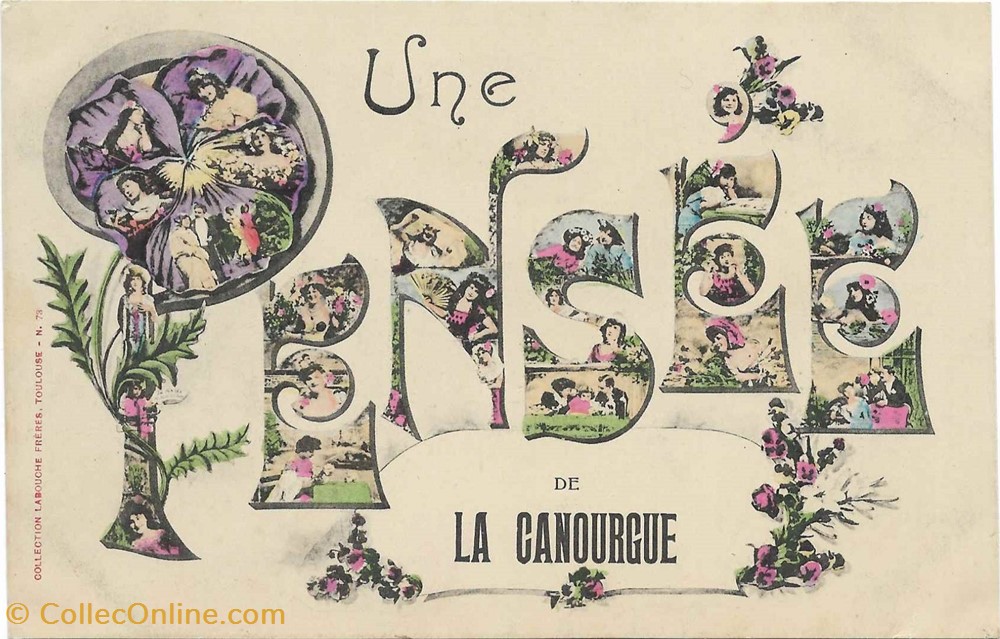 C15 - Une Pensée de la Canourgue cartes postales europe france c15 une pensee de la canourgue