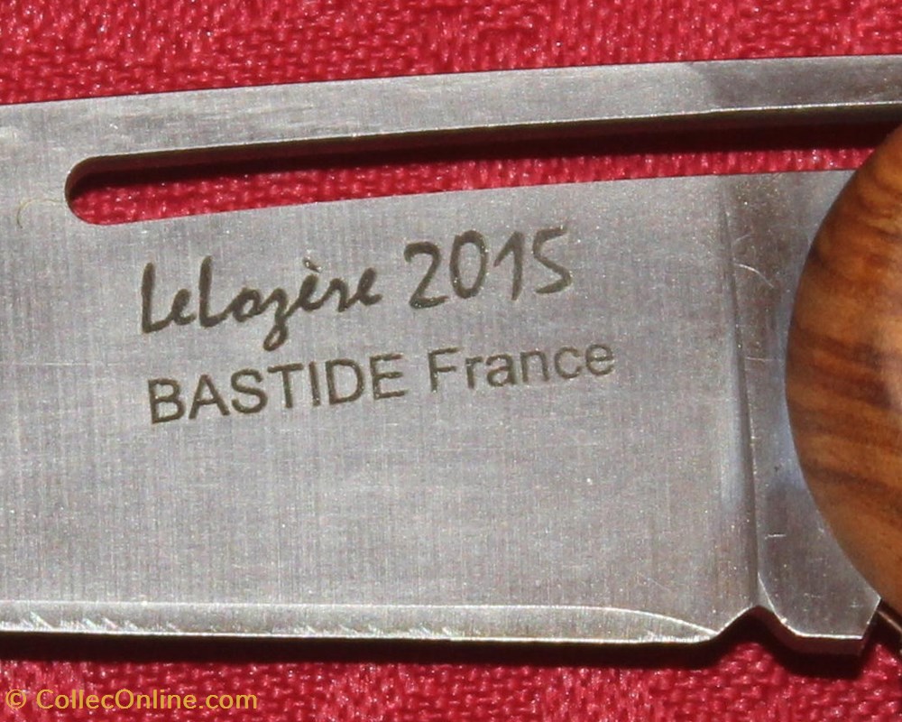 Couteau le Lozère, Bastide S.A.R.L. - 2015 4 couteaux regionaux couteau le lozere bastide s a r l 2015