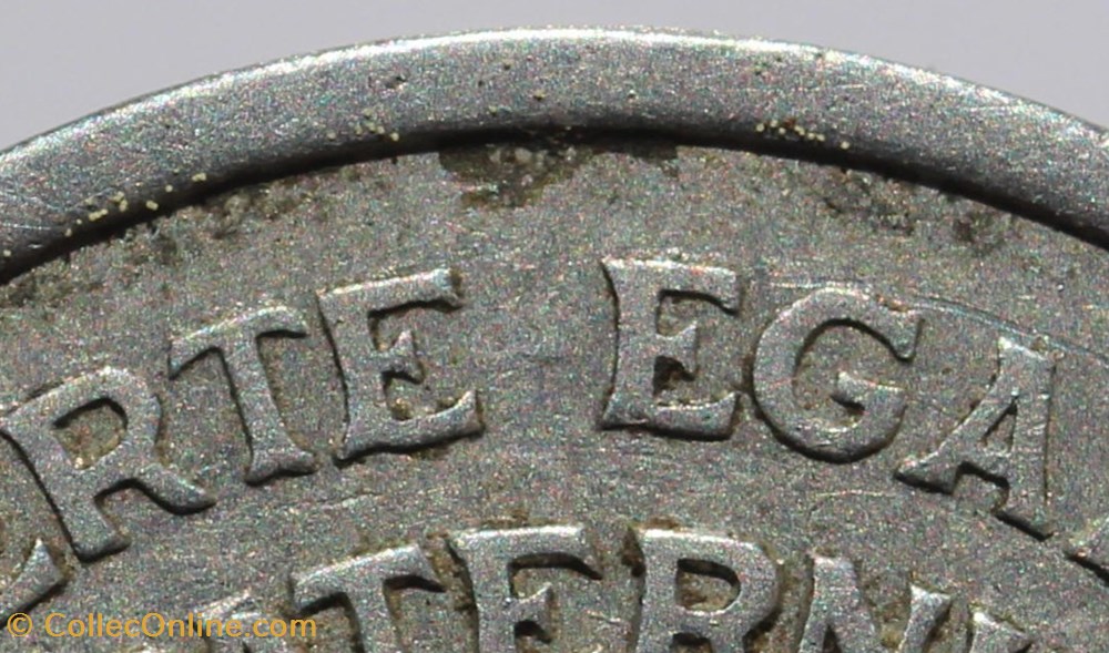 monnaies monde france f 269 morlon 2 frs 1941 coin bouche