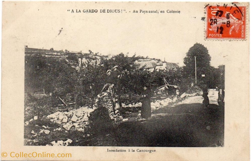 C23 - Inondation à la Canourgue cartes postales europe france c23 inondation a la canourgue