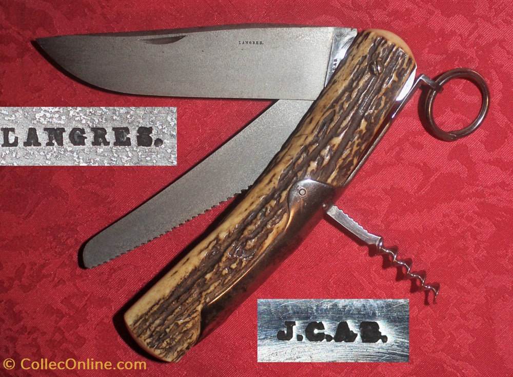 couteaux grand couteau de chasse langres