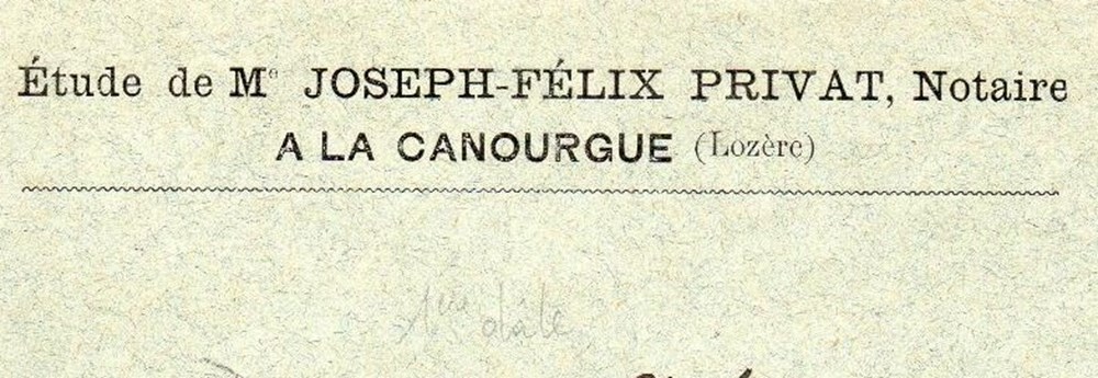 Privat Joseph-Félix (1900) documents anciens factures commerciaux privat joseph felix 1900