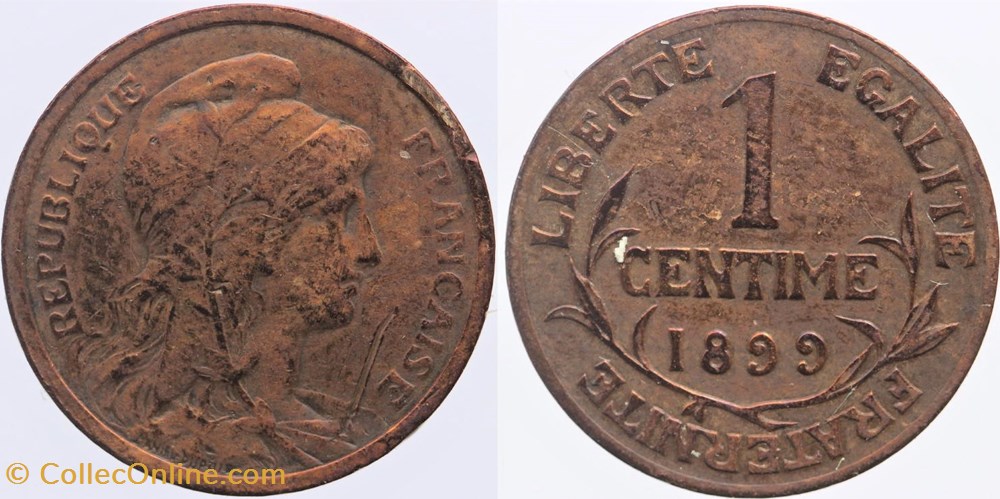 F-105 - Dupuis - 1 c. - 1899 monnaies monde france f 105 dupuis 1 c 1899