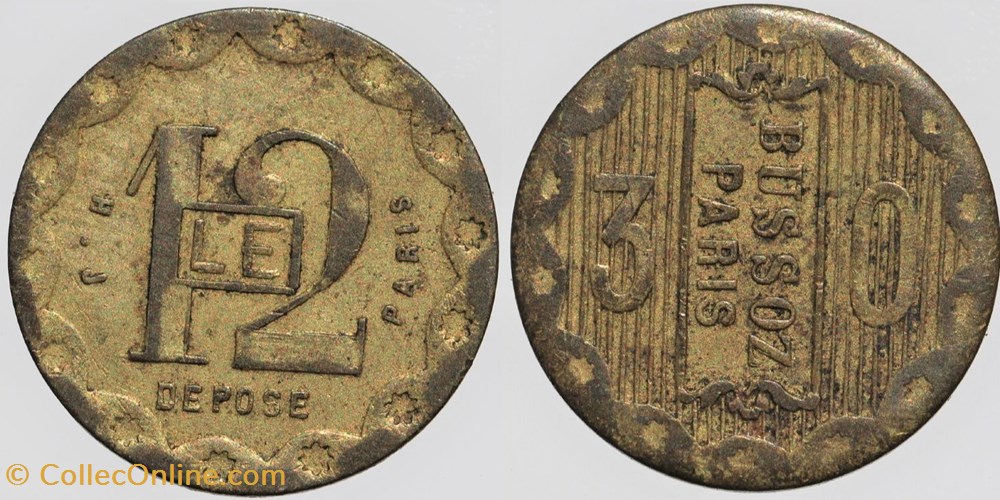 monnaies monde france jeton a consommer 30 centimes