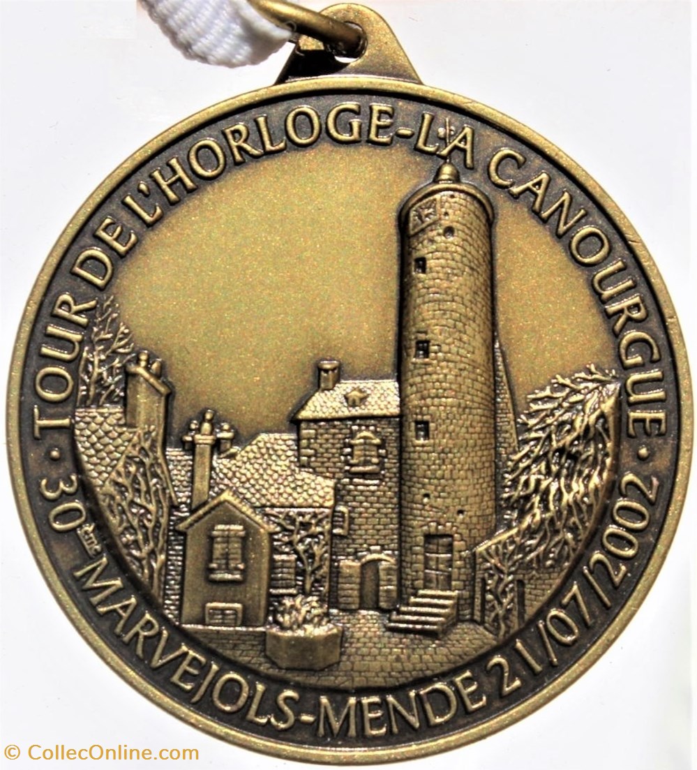 2002 - Marvejols-Mende 2 medailles france 2002 marvejols mende