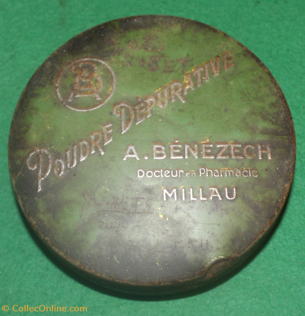 Boite Bénézech à Millau divers boites tole boite benezech a millau