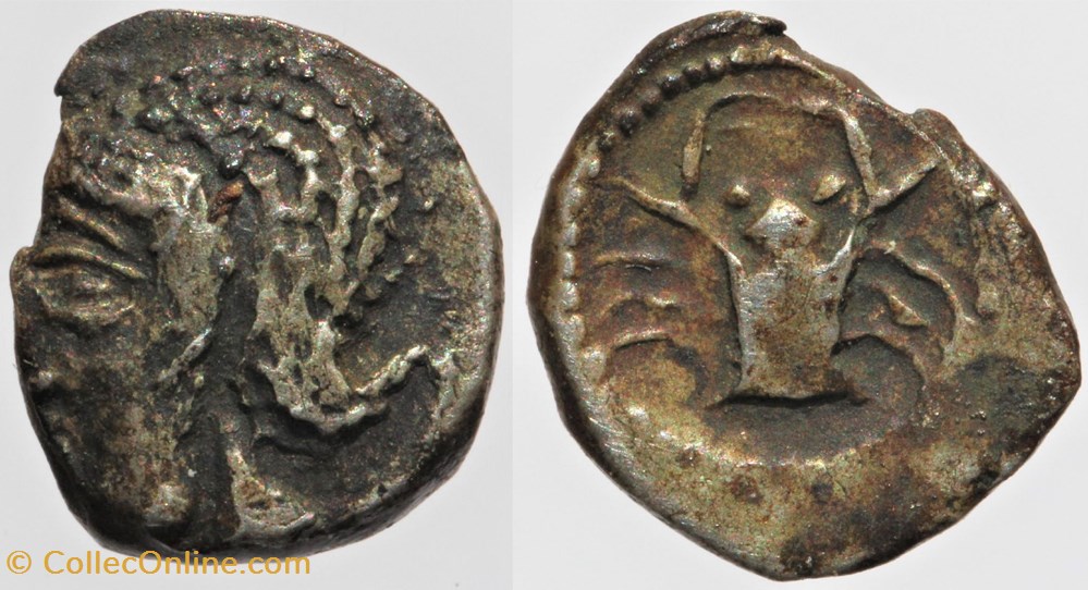 monnaies antiques av jc ap celtes massalia obole au crabe