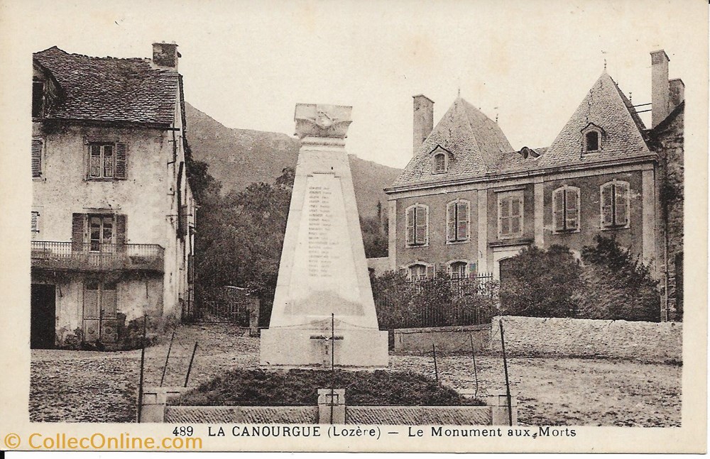 cartes postales europe france c03 489 le monument aux morts