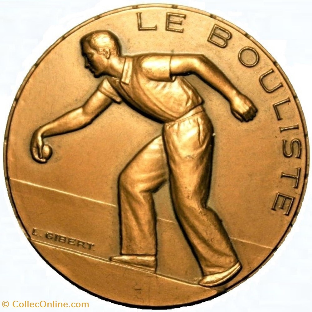 1962-1973 - Boules / Député 2 medailles france 1962 1973 boules depute