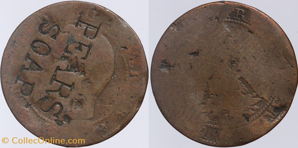 F-116 - Second Empire - 5 centimes - PEARS SOAP monnaies monde france f 116 second empire 5 centimes pears soap